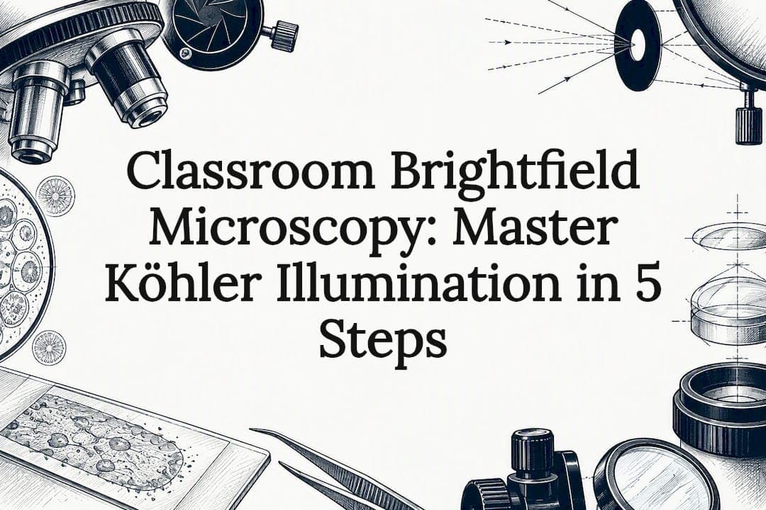 Classroom Brightfield Microscopy: Master Köhler Illumination in 5 Steps