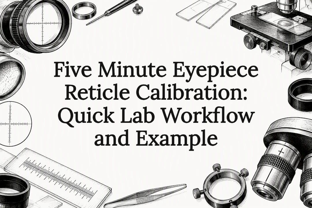 Five Minute Eyepiece Reticle Calibration: Quick Lab Workflow and Example