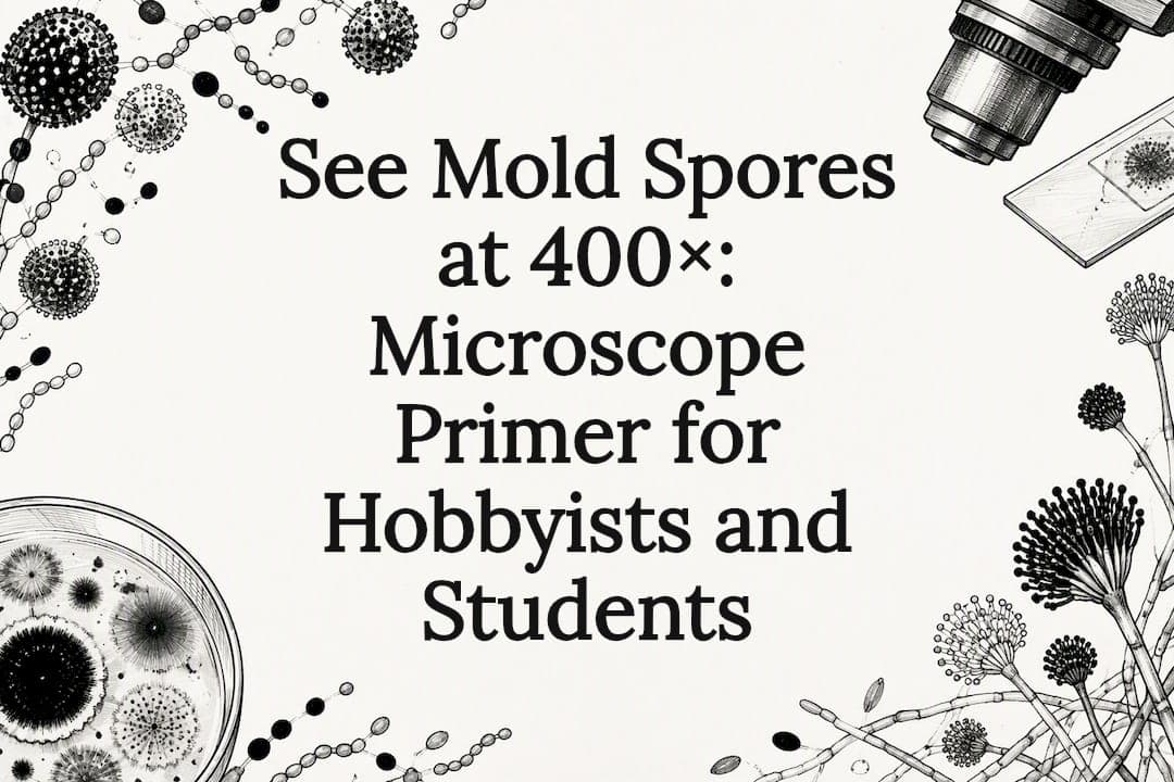 See Mold Spores at 400×: Microscope Primer for Hobbyists and Students