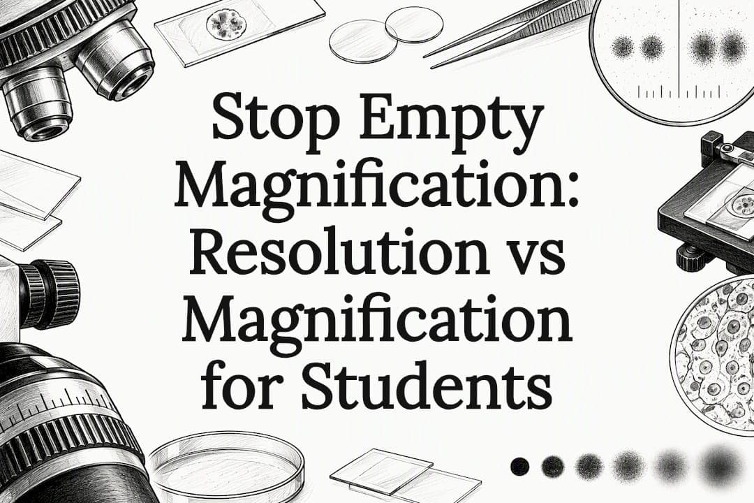 Stop Empty Magnification: Resolution vs Magnification for Students